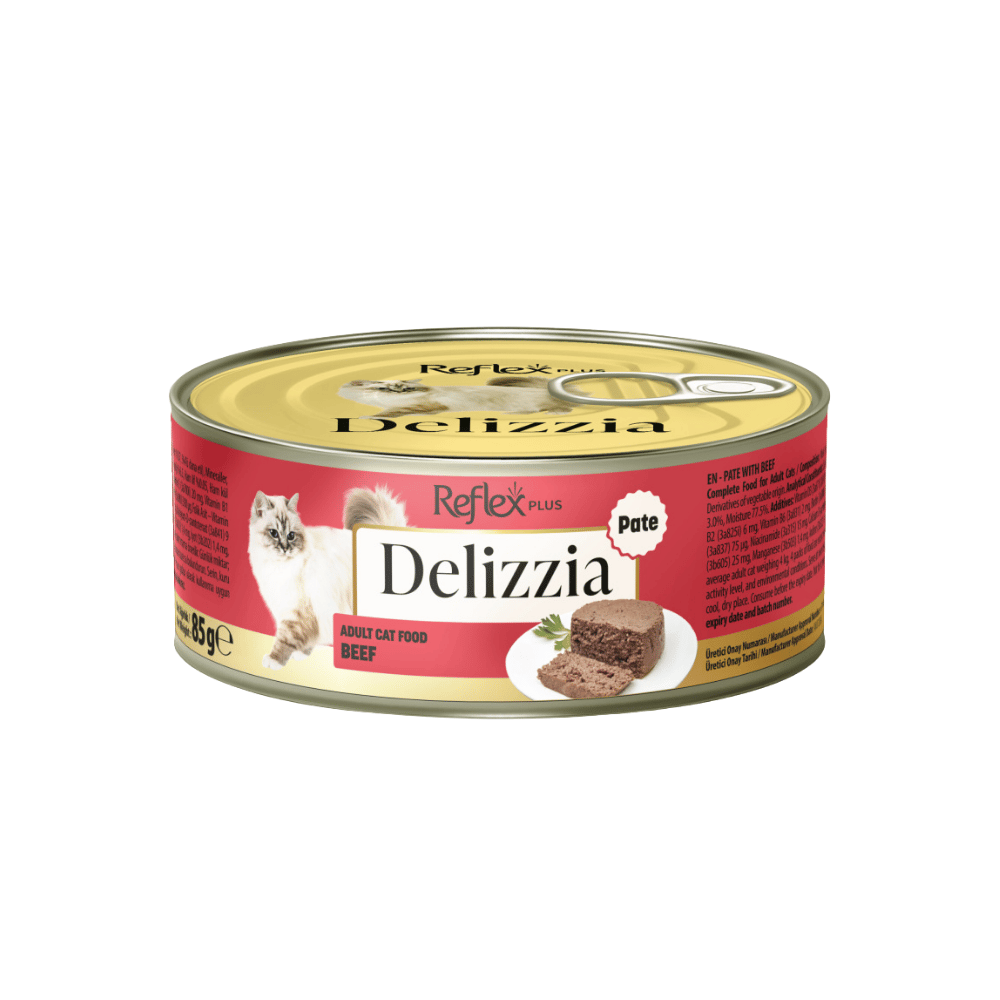 Reflex Plus Delizzia Dana Etli Ezme Yetişkin Kedi Konservesi 85 gr