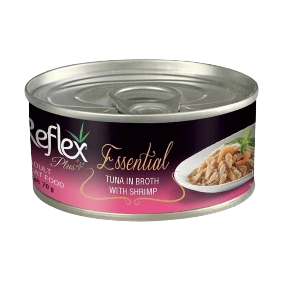 Reflex Plus Essential Ton Balıklı ve Karidesli Yetişkin Kedi Konservesi 70gr
