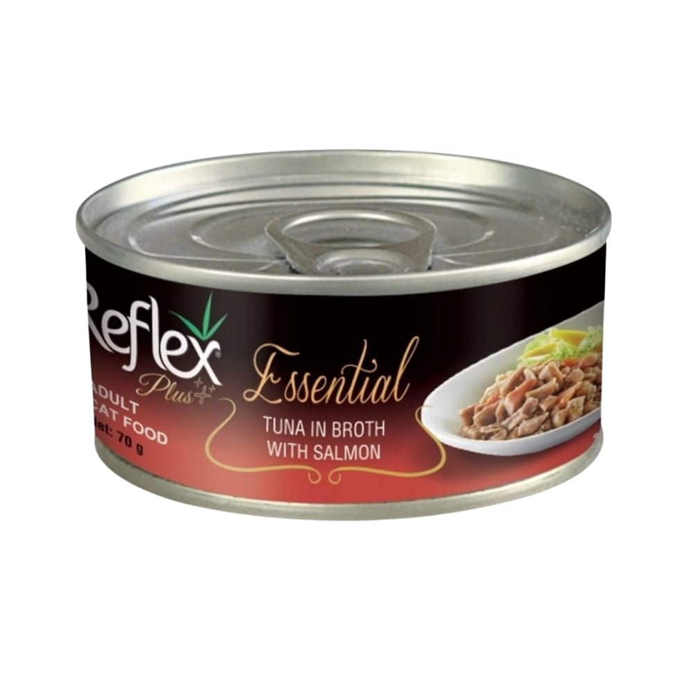Reflex Plus Essential Ton Balıklı ve Somonlu 70 gr Yetişkin Konserve Kedi Maması