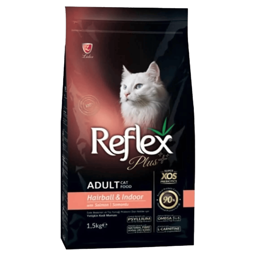 Reflex Plus Hairball&Indoor Somonlu Yetişkin Kedi Maması 15kg