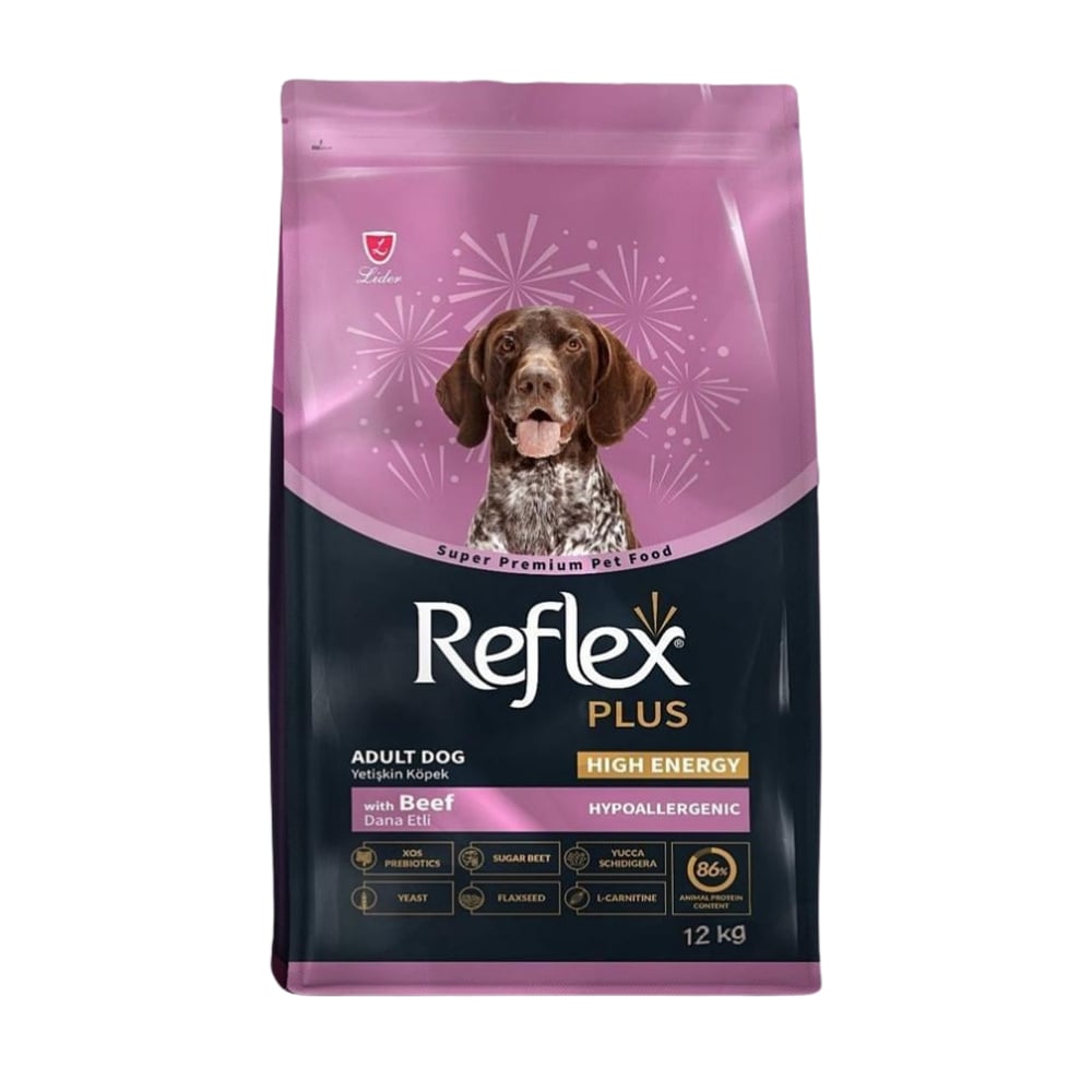 Reflex Plus High Energy Yüksek Aktiviteli Dana Etli Yetişkin Köpek Maması 12 Kg