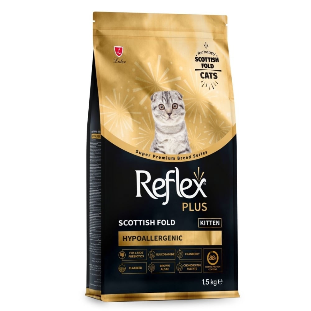 Reflex Plus Hipoalerjenik Scottish Fold Yavru Kedi Maması 1,5 kg