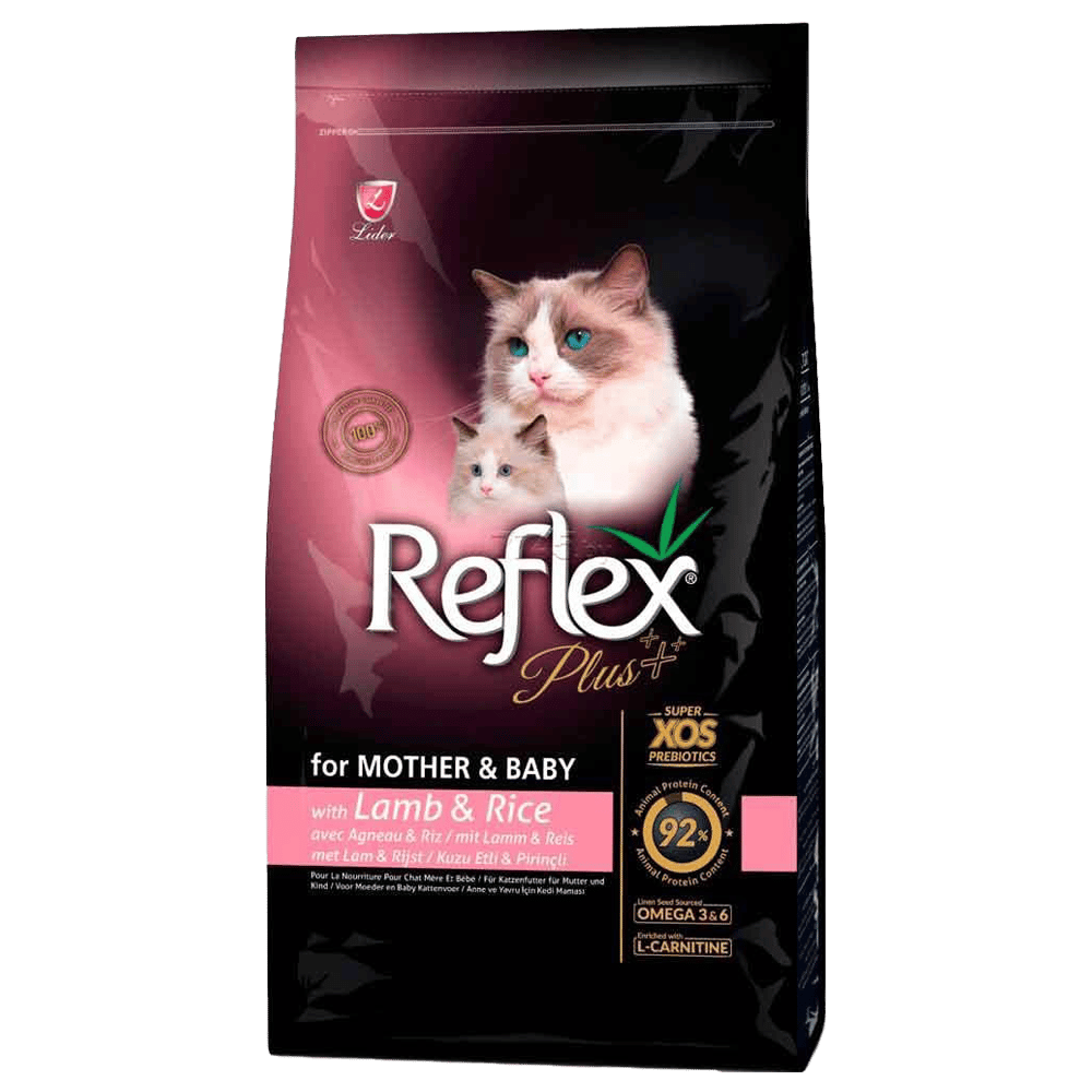 Reflex Plus Mother&Baby Kuzu Etli Yavru Kedi Maması 15kg