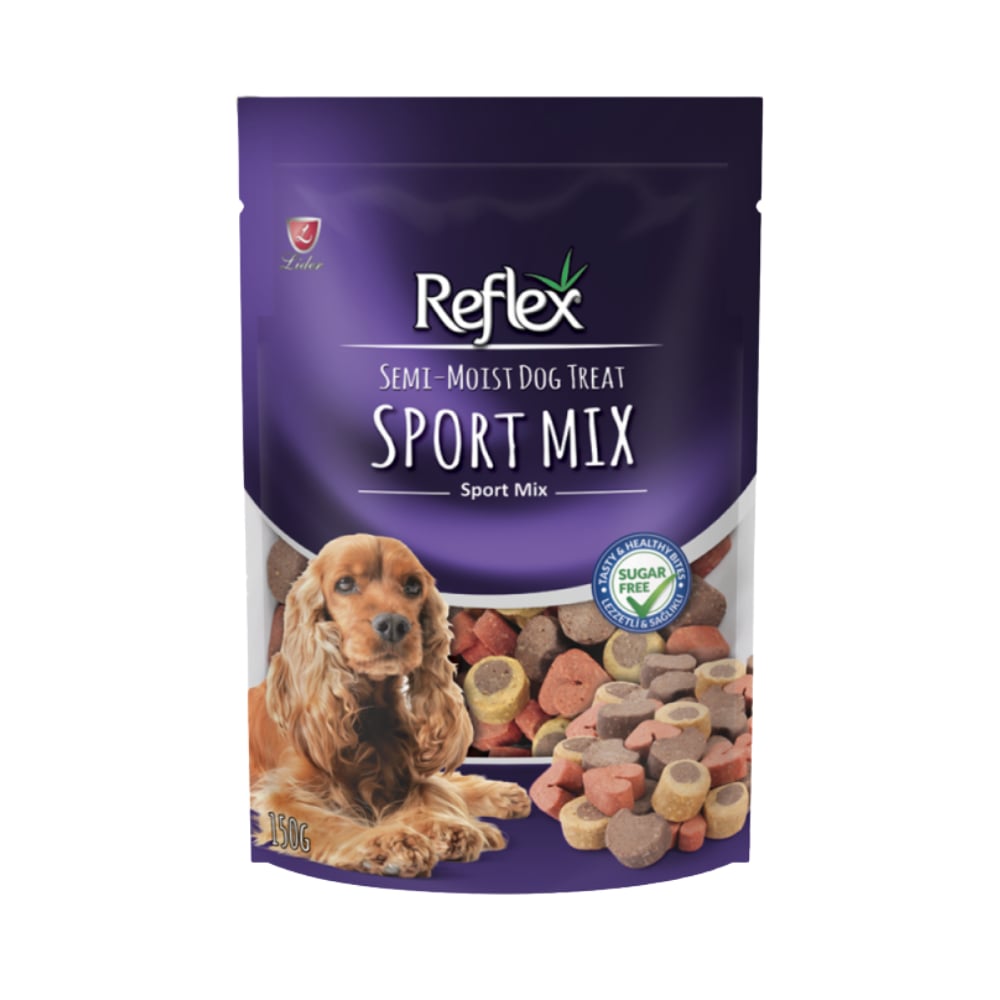 Reflex Semi Moist Köpek Ödül Maması Kuzu & Pirinç Sport Mix 150 Gr
