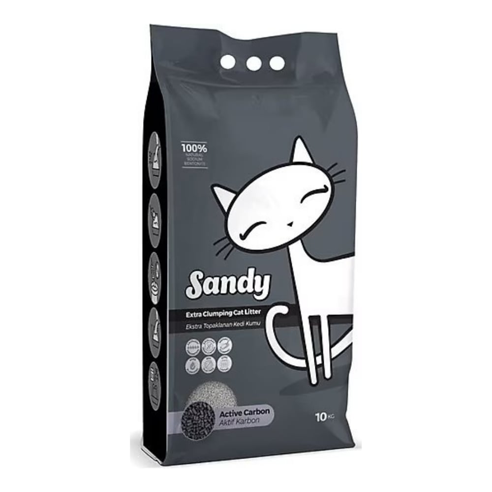 Sandy Active Karbonlu Kedi Kumu 10 Kg