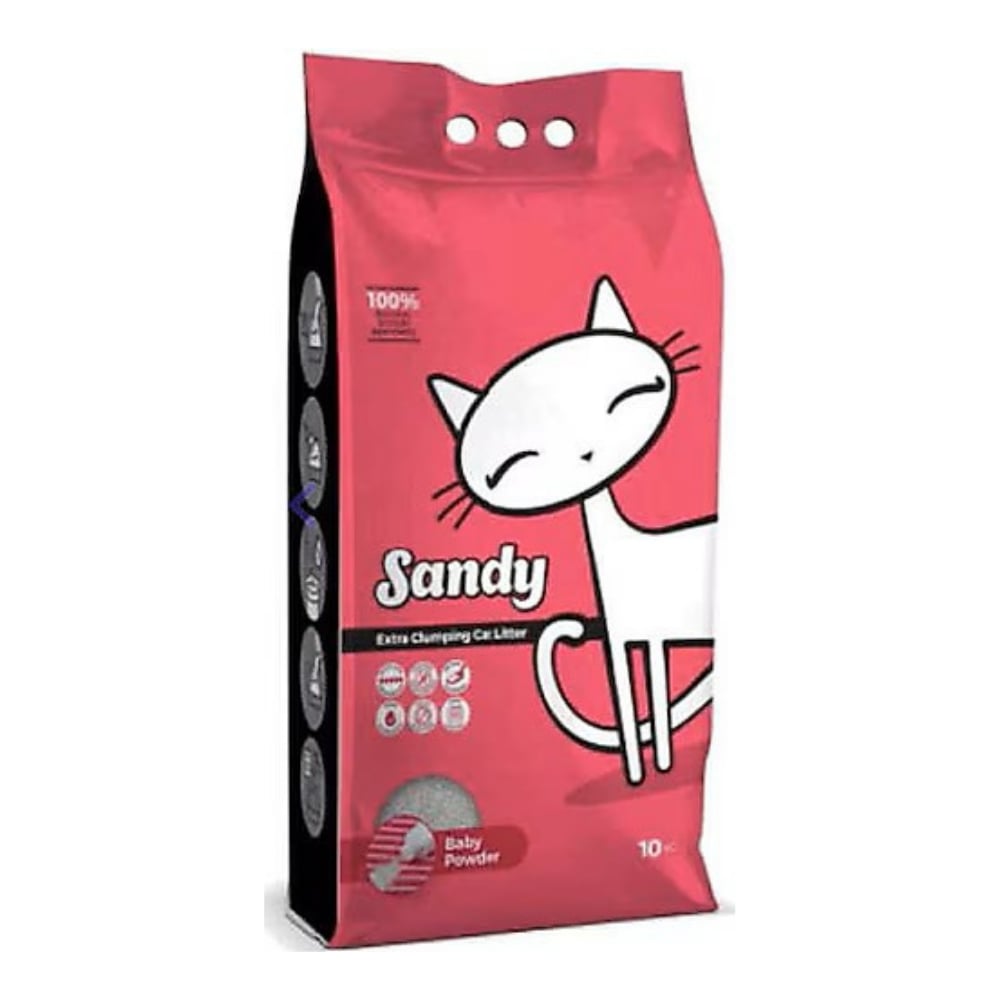 Sandy Baby Pudralı Kedi Kumu 10 Kg