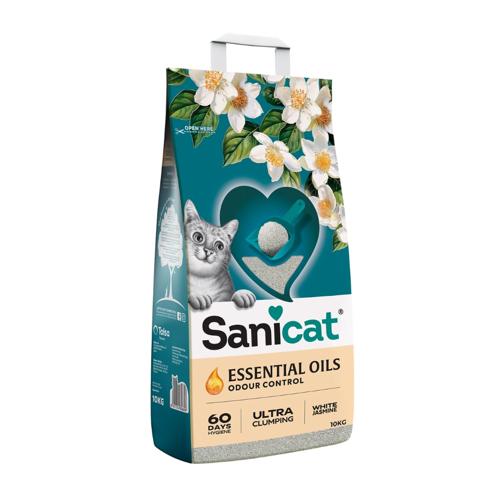 Sanicat Essential Oils Yasemin Kokulu Kedi Kumu 10kg