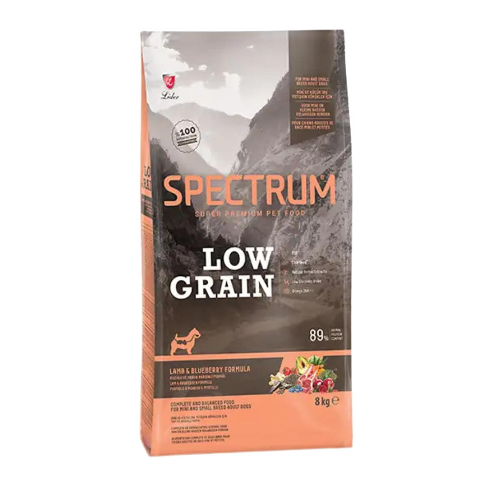 Spectrum Low Graın Lamb &blueberry Formula For Small And Small Breed Adult Dogs 8 kg