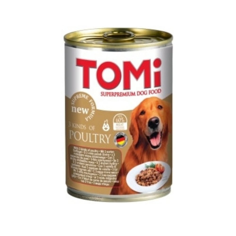 Tomi Kümes Hayvanlı Köpek Yaş Maması 400gr