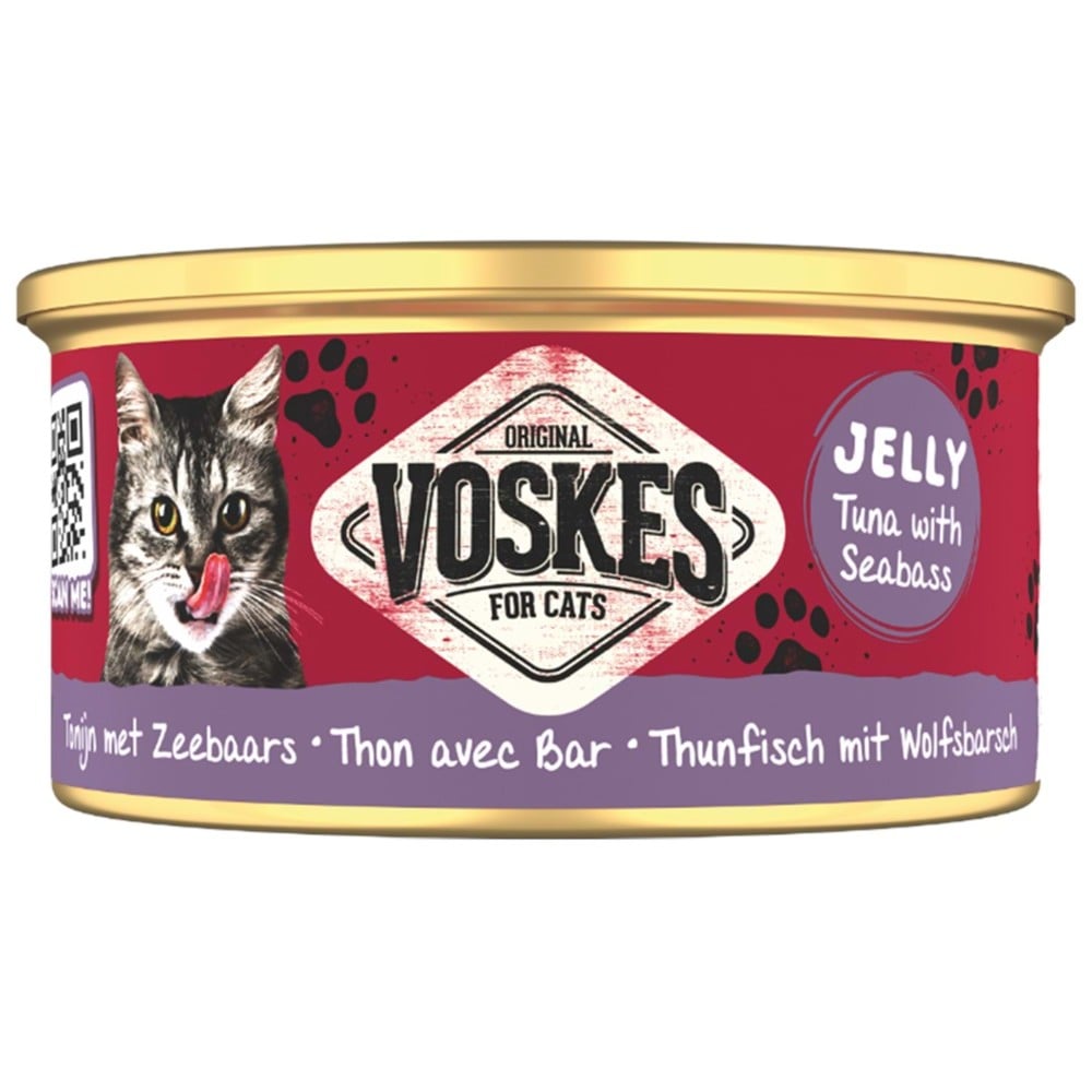 Voskes Ton Balığı Ve Levrek Kedi Konservesi 85 gr