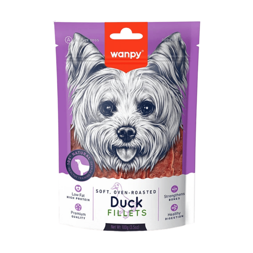 Wanpy Gerçek Ördek Fileto Köpek Ödülü 100gr