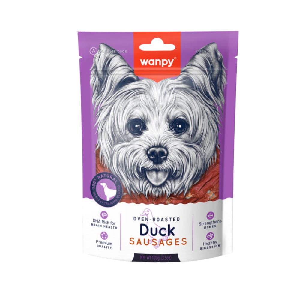 Wanpy Ördek Etli Sosis Köpek Ödülü 100 gr