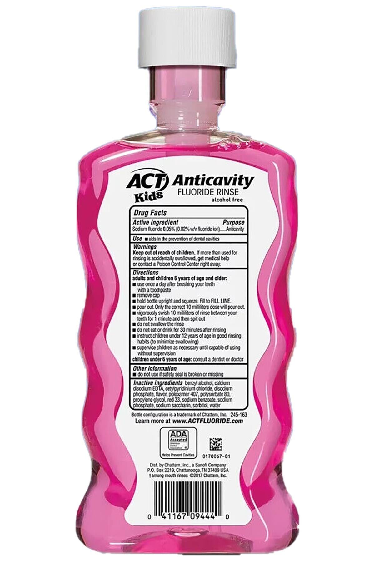 ACT Kids Bubble Gum Çocuklar İçin Ağız Bakım Suyu 500ML