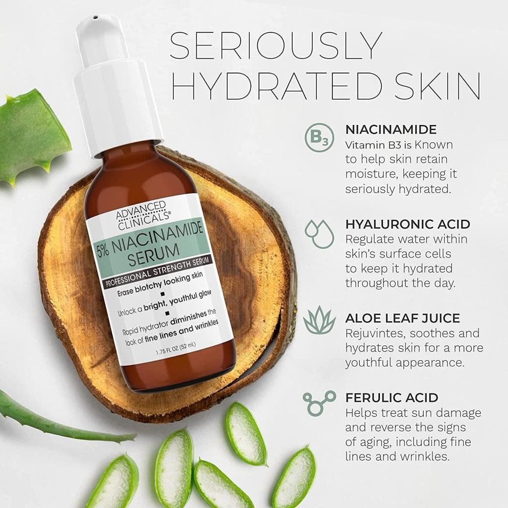 Advanced Clinicals 5% Niacinamide Serum 52ML