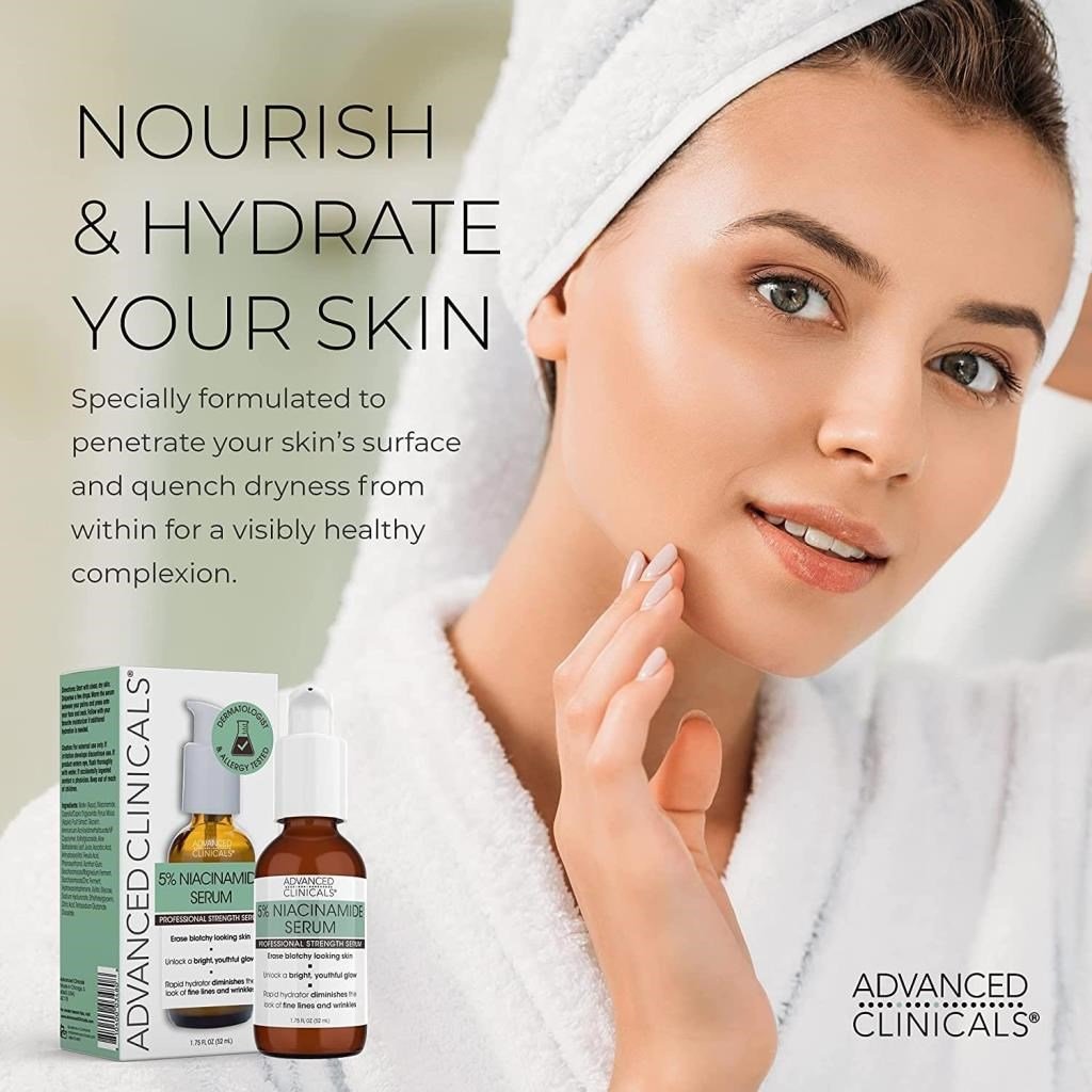 Advanced Clinicals 5% Niacinamide Serum 52ML