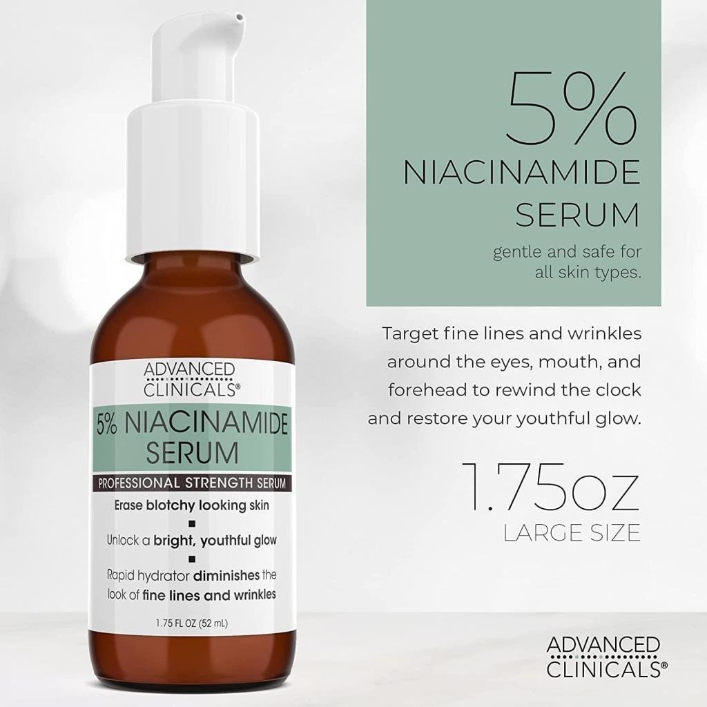 Advanced Clinicals 5% Niacinamide Serum 52ML