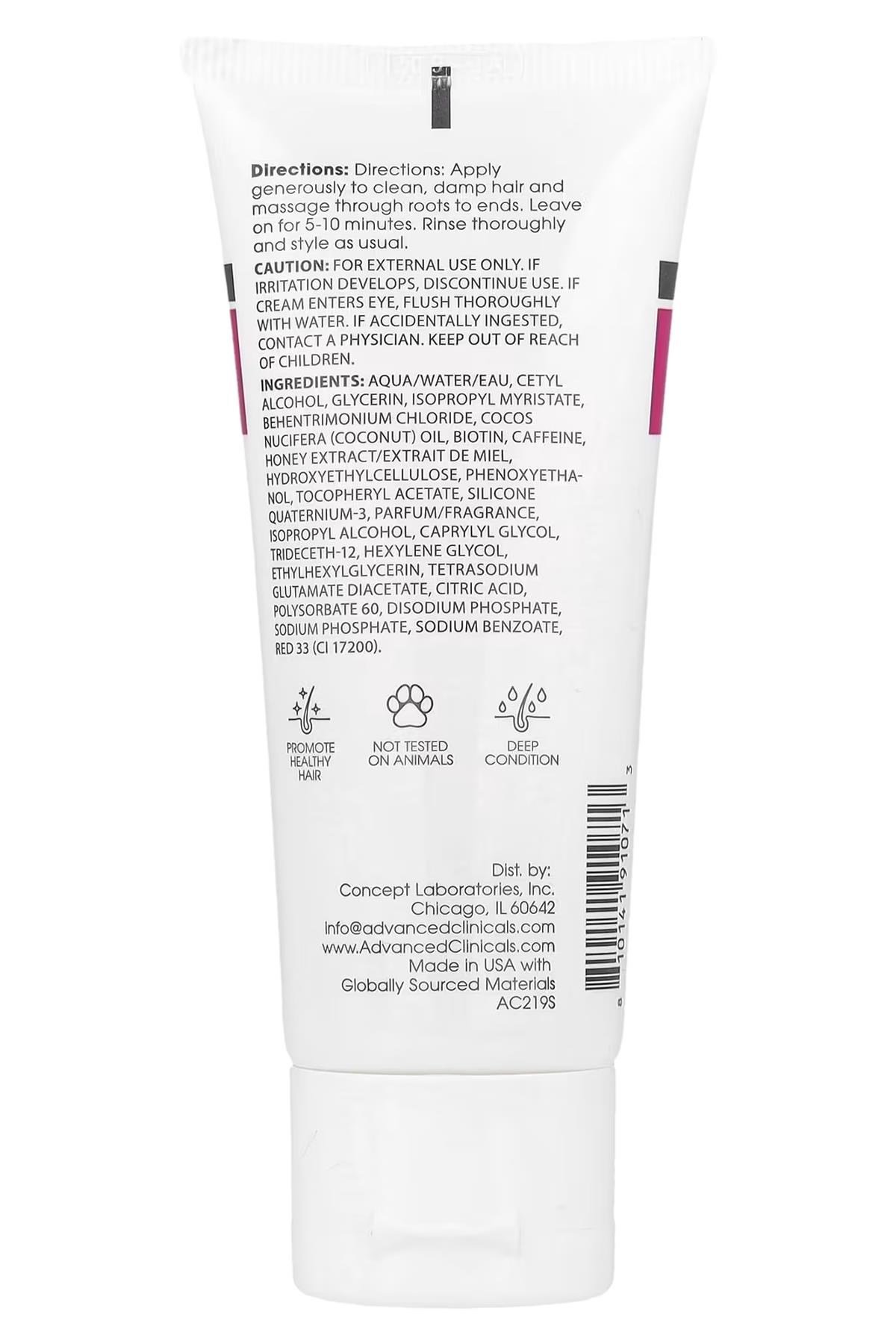 Advanced Clinicals Biotin Kırılma Karşıtı Güçlendirici Saç Maskesi 59ML