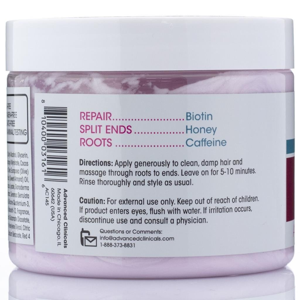Advanced Clinicals Biotin Kırılma Önleyici Saç Onarıcı Maske 340GR