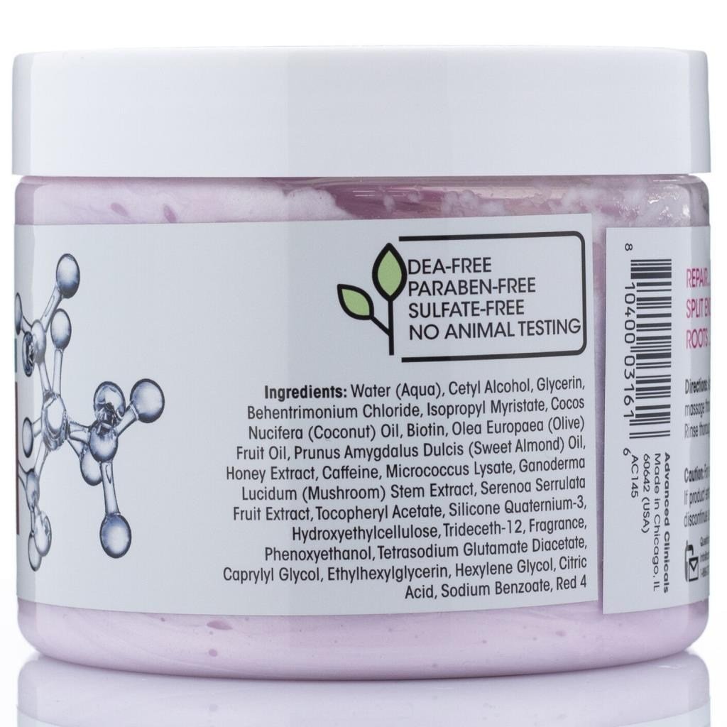 Advanced Clinicals Biotin Kırılma Önleyici Saç Onarıcı Maske 340GR