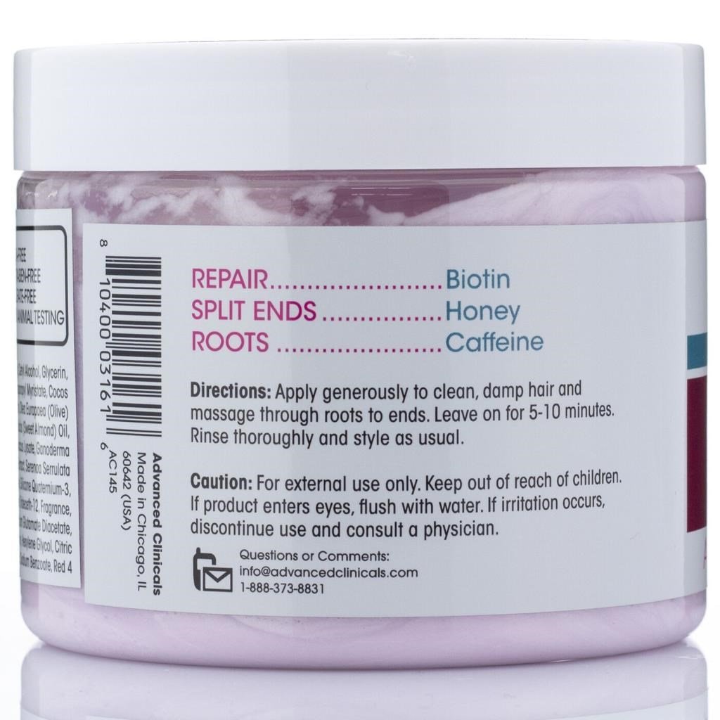 Advanced Clinicals Biotin Kırılma Önleyici Saç Onarıcı Maske 340GR