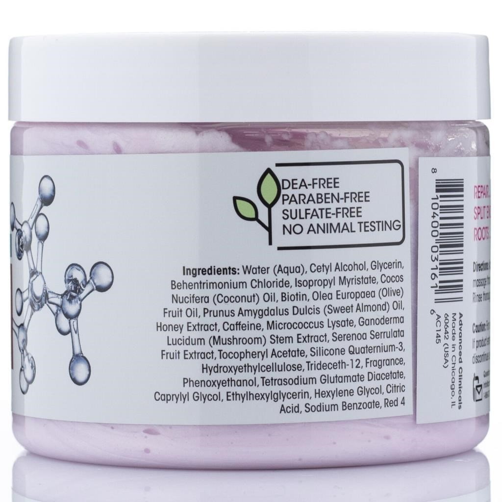 Advanced Clinicals Biotin Kırılma Önleyici Saç Onarıcı Maske 340GR