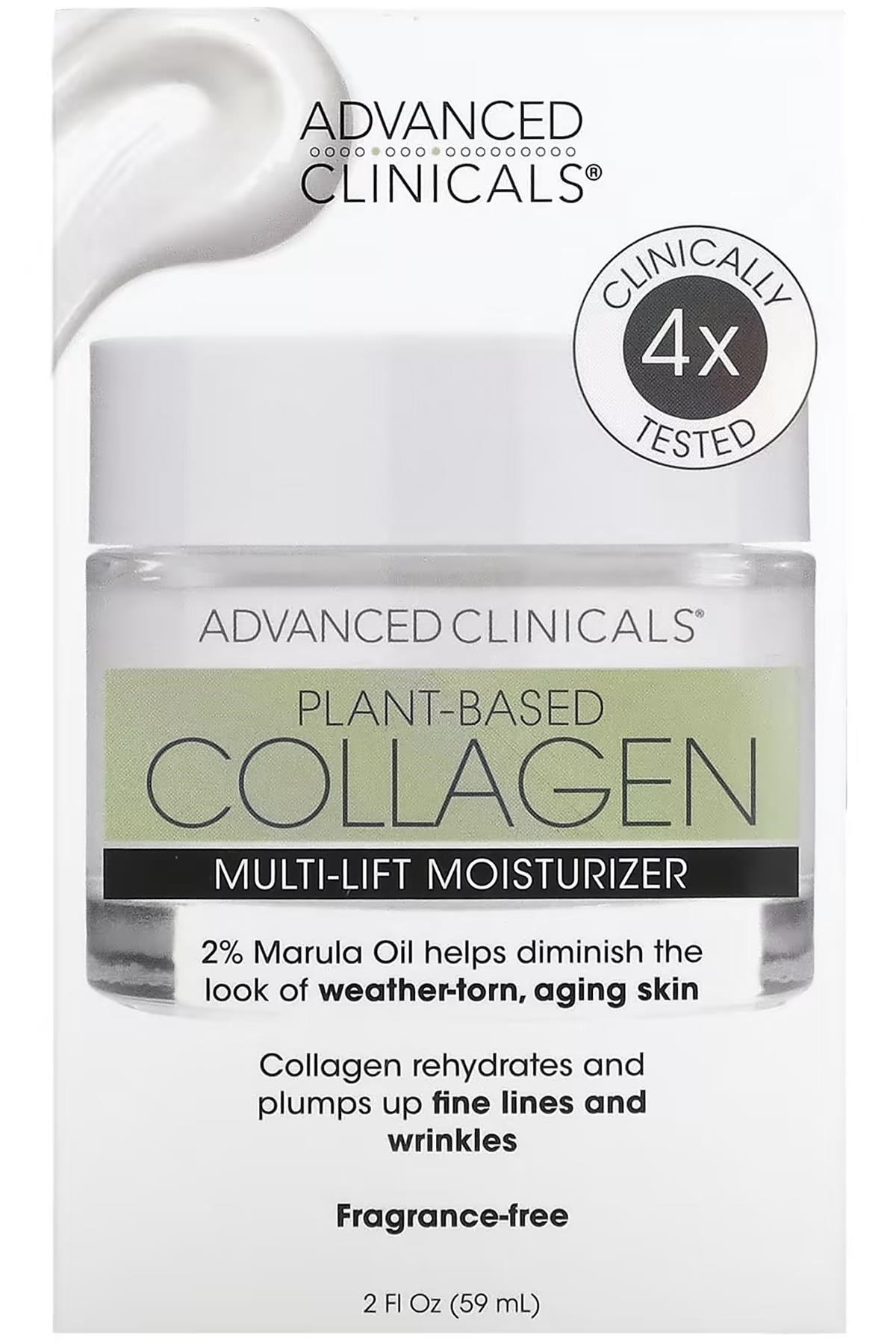 Advanced Clinicals Bitki Bazlı Kolajen Yüz Kremi 59ML