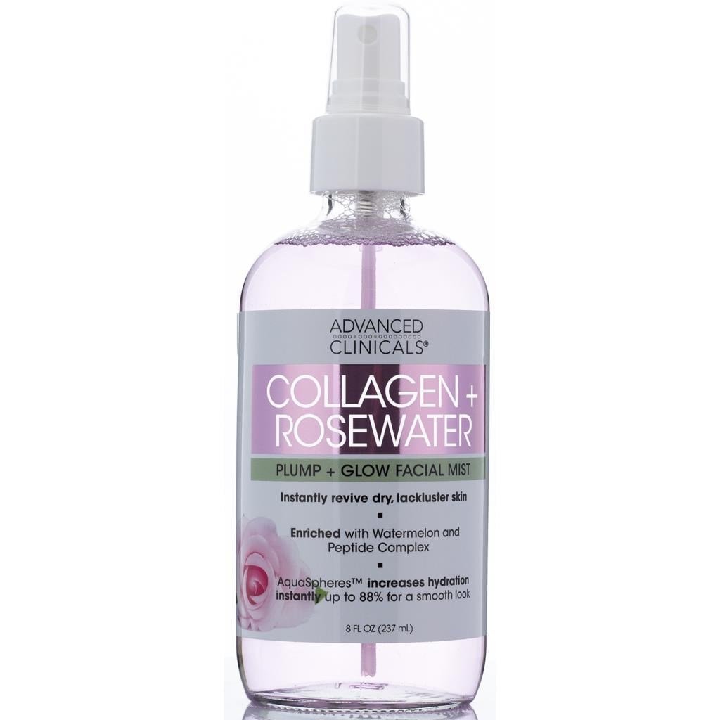 Advanced Clinicals Collagen Rosewater Yüz Spreyi 237ML