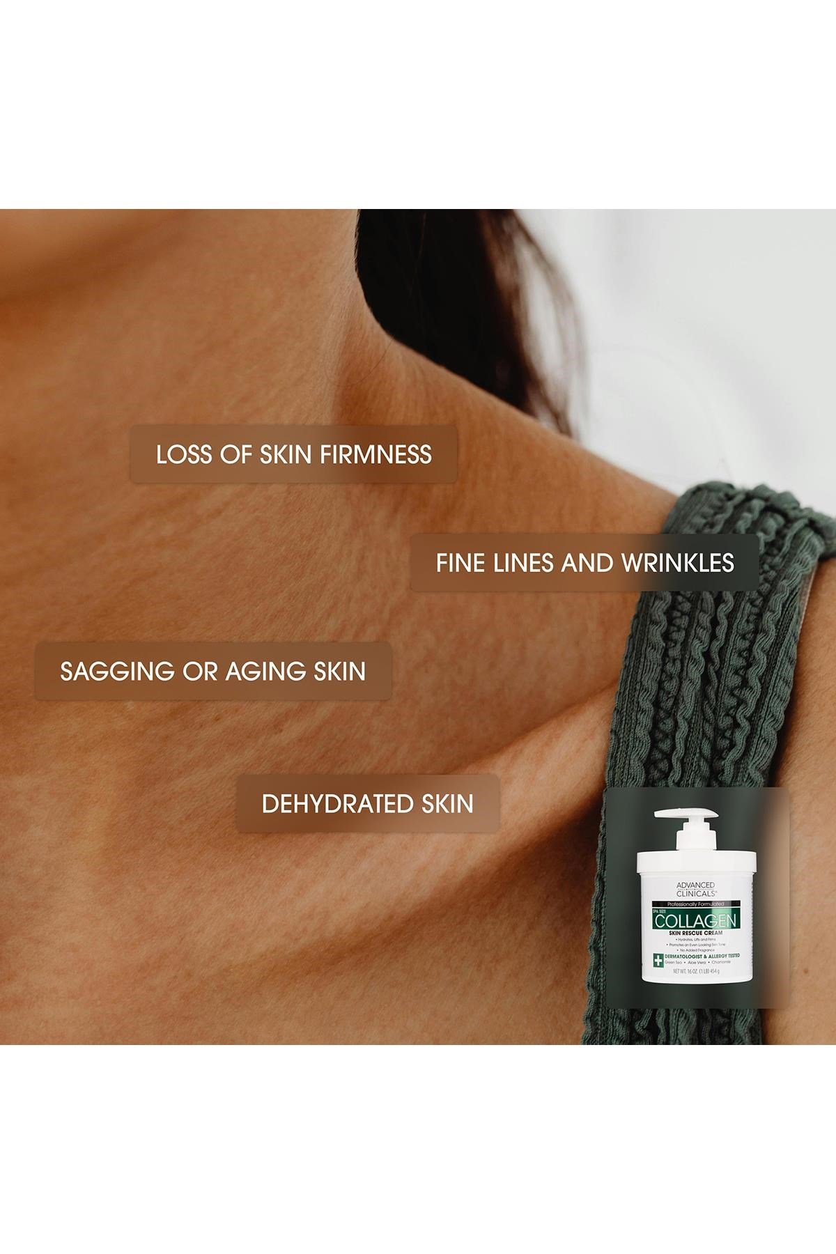 Advanced Clinicals Collagen Vücut Kremi 59ML