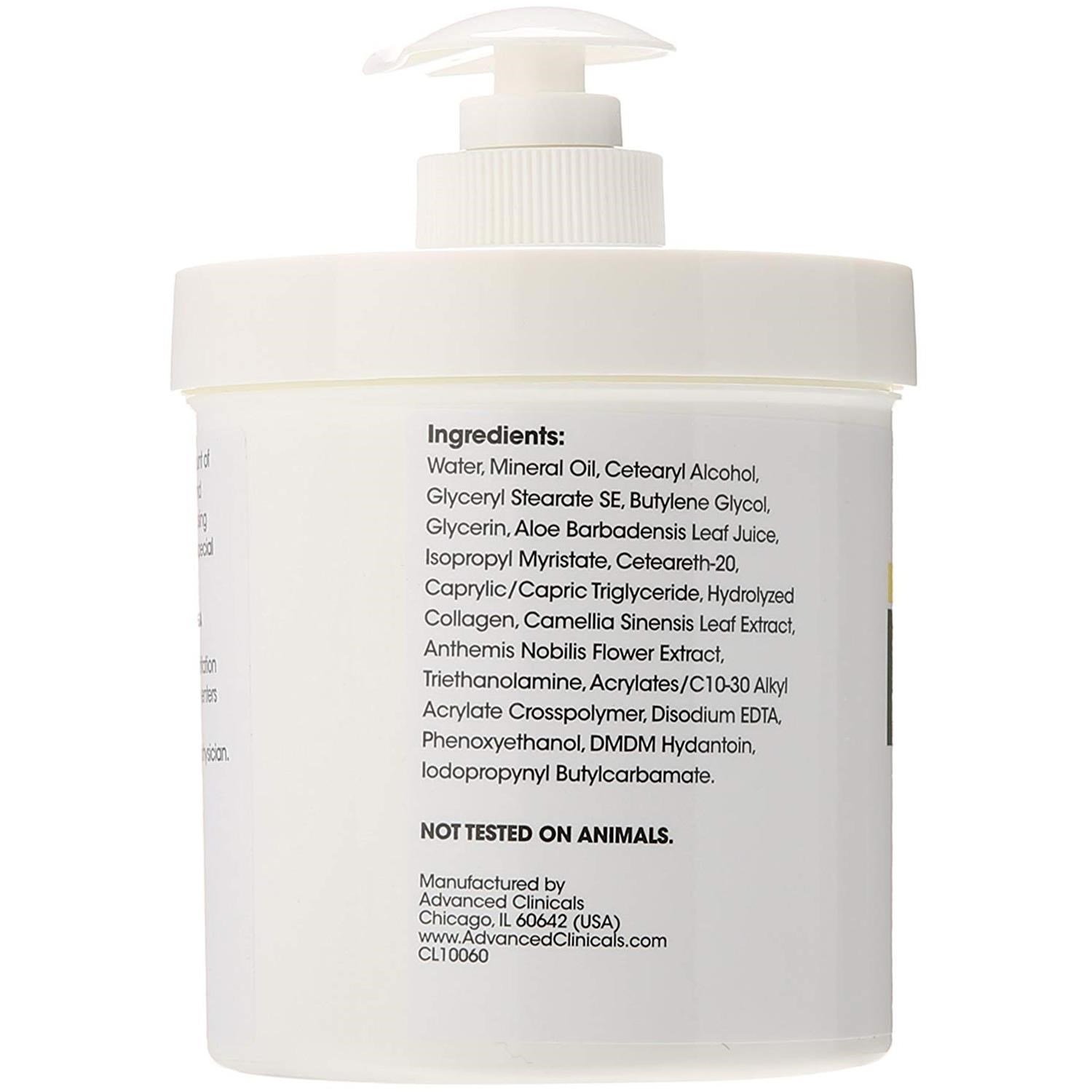 Advanced Clinicals Collagen Vücut Kremi 454GR