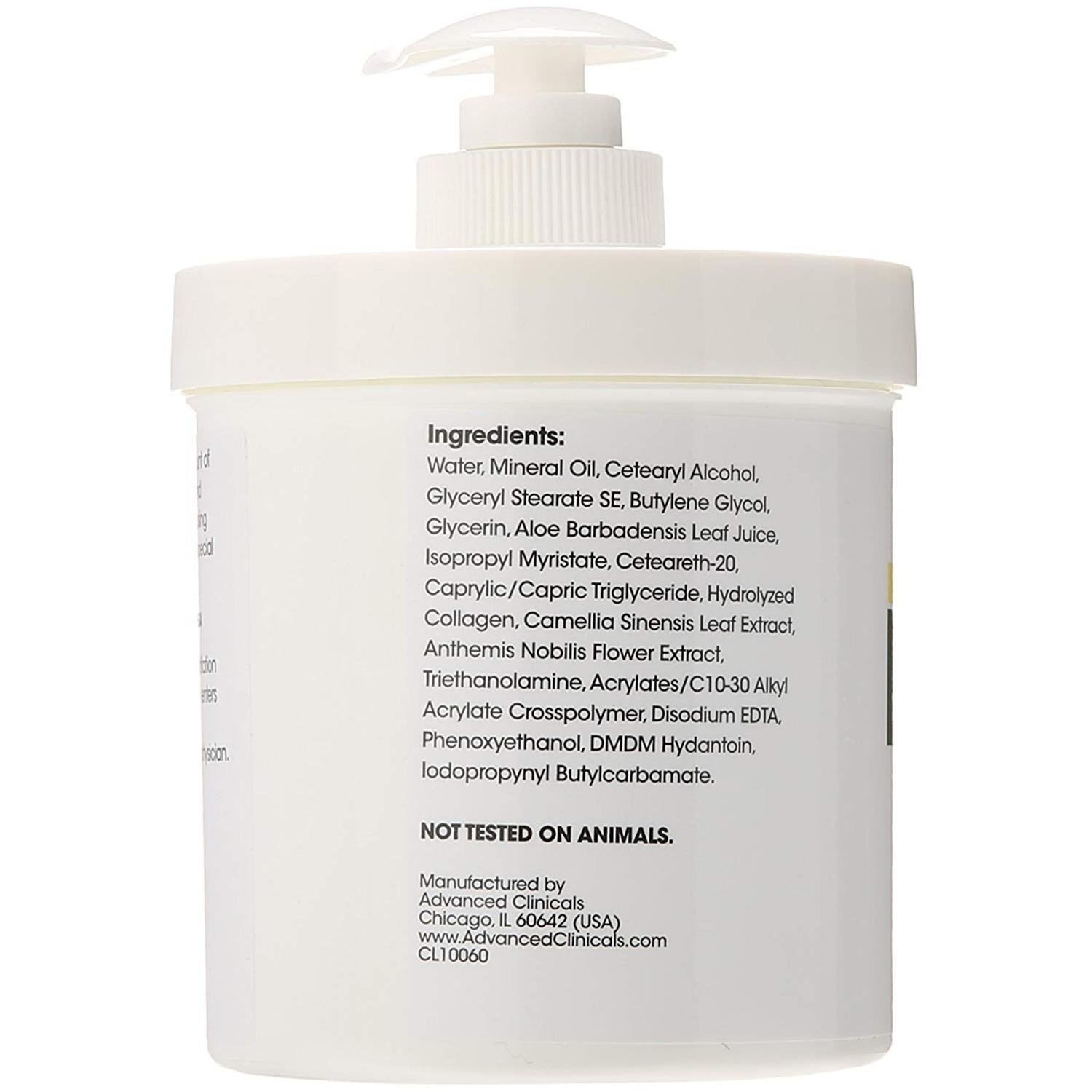 Advanced Clinicals Collagen Vücut Kremi 454GR