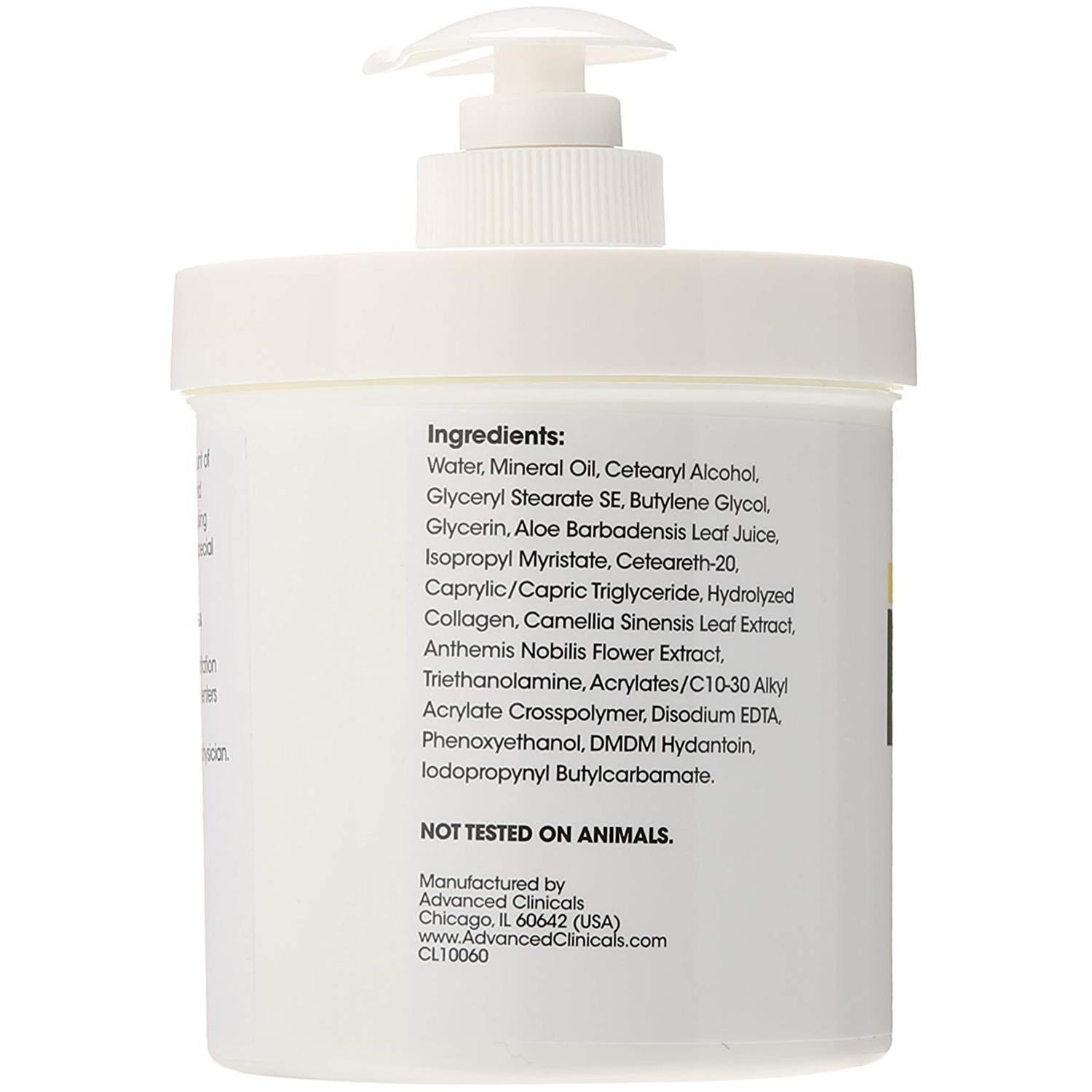 Advanced Clinicals Collagen Vücut Kremi 454GR