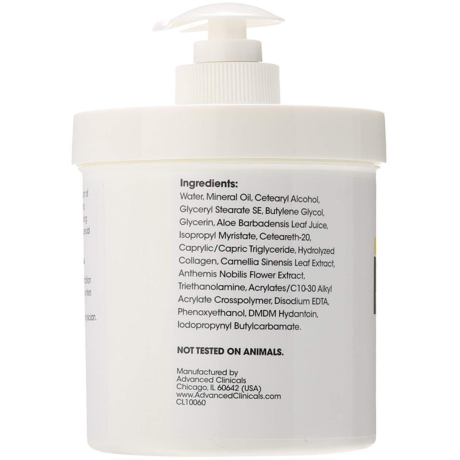 Advanced Clinicals Collagen Vücut Kremi 454GR