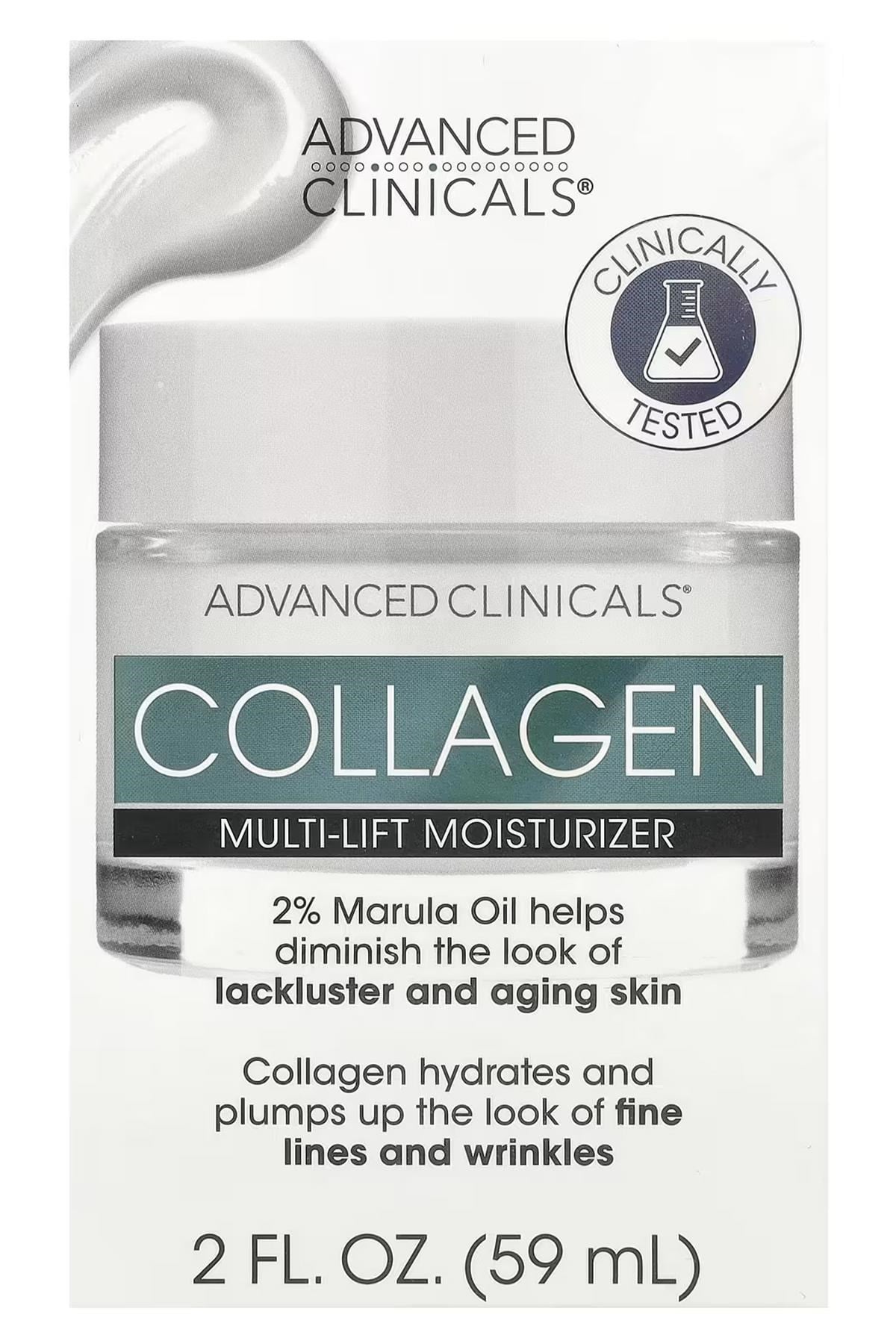 Advanced Clinicals Collagen Yüz Kremi 59ML