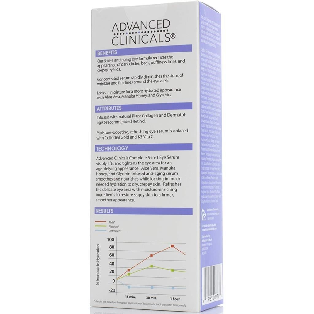 Advanced Clinicals Complete 5in1 Göz Serumu 59ML
