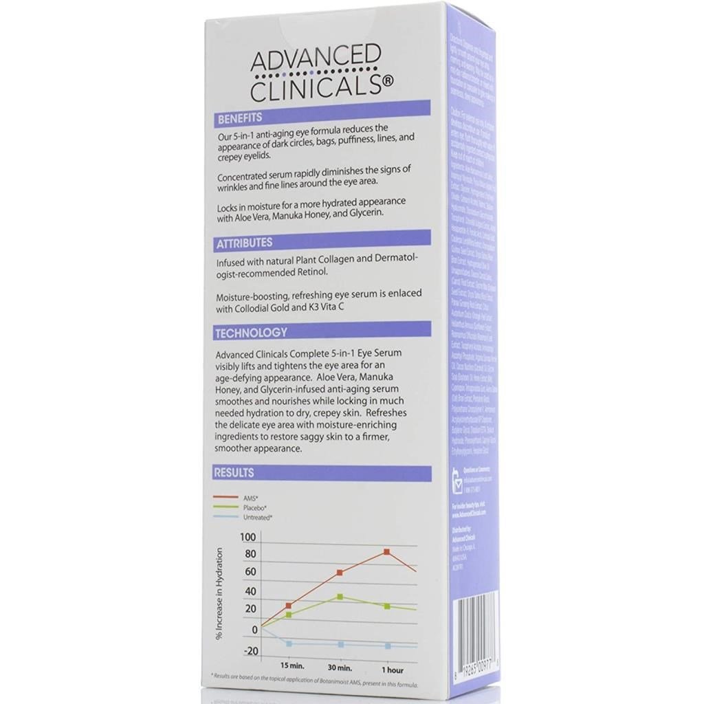 Advanced Clinicals Complete 5in1 Göz Serumu 59ML