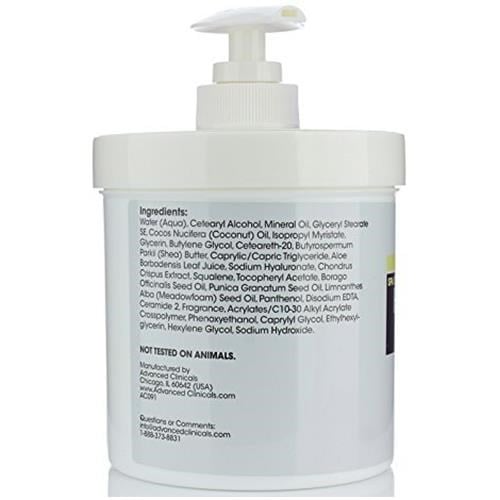 Advanced Clinicals Hyaluronic Acid Losyon 454GR