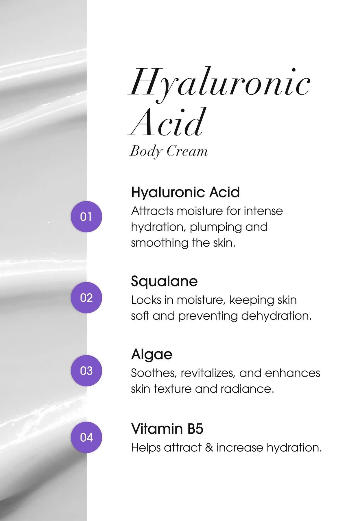 Advanced Clinicals Hyaluronic Acid Nemlendirici Vücut Kremi 59ML