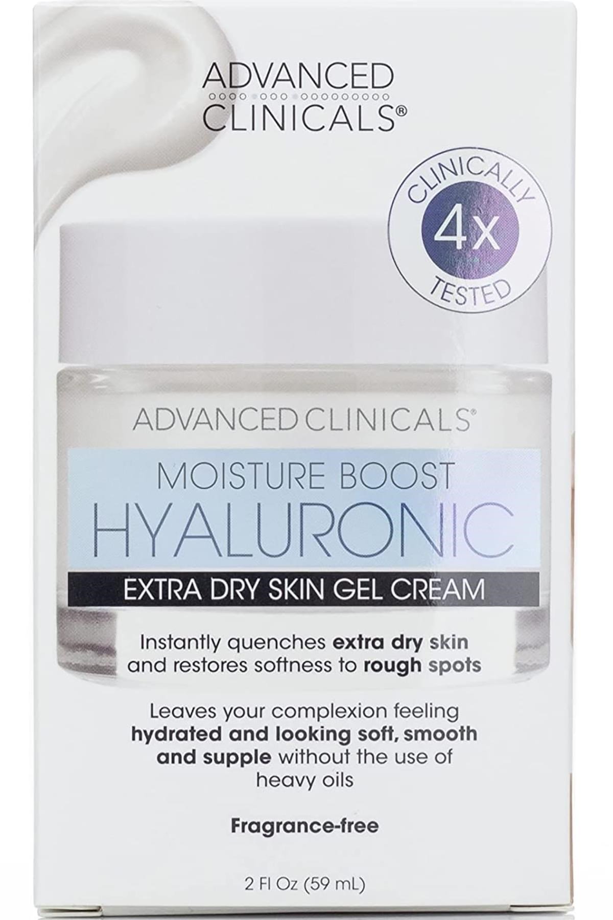 Advanced Clinicals Hyaluronic Nemlendirici Jel Yüz Kremi 59ML