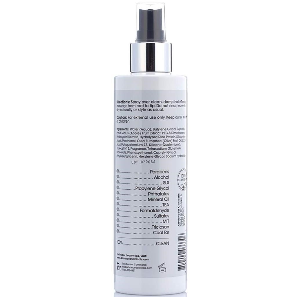 Advanced Clinicals Keratin Durulanmayan Saç Bakım Spreyi 237ML