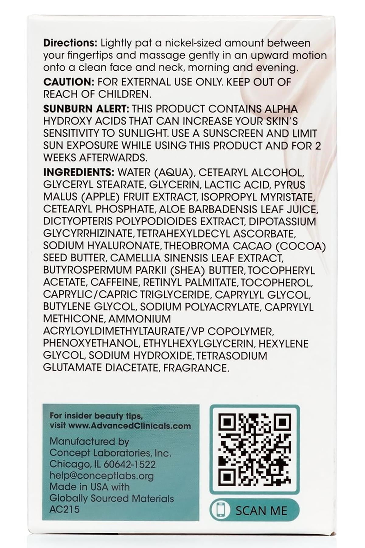 Advanced Clinicals Koyu Leke Karşıtı Aydınlatıcı Yüz Kremi 59ML