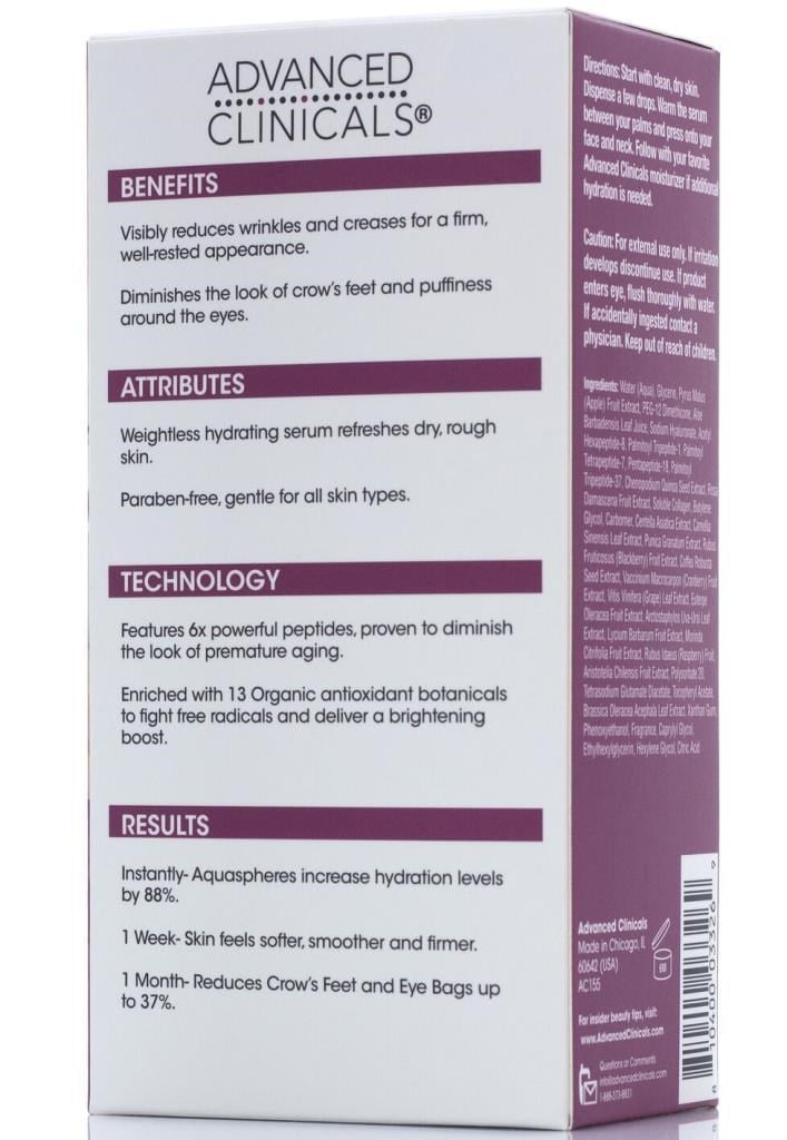 Advanced Clinicals Peptide Anti-Wrinkle Yüz Serumu 52ML