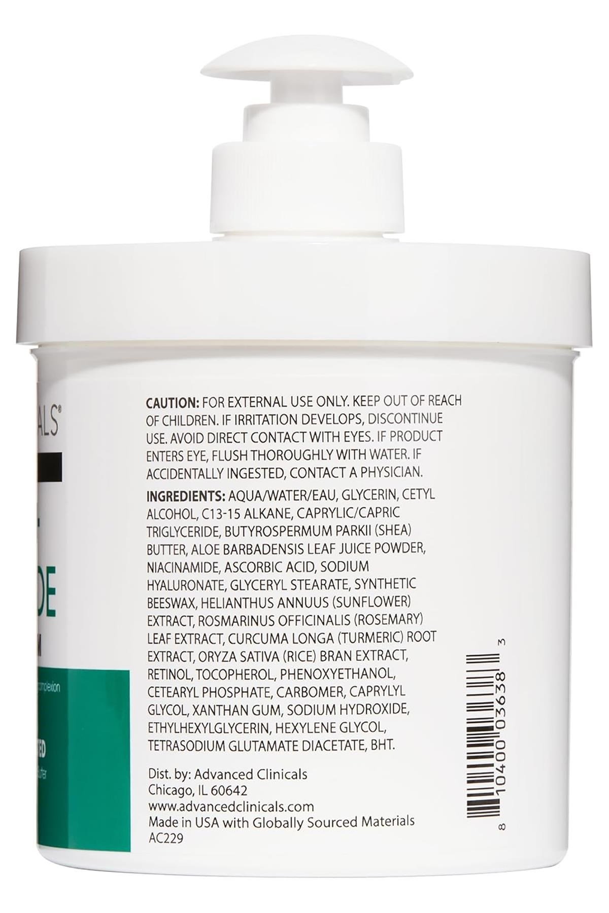 Advanced Clinicals Retinol + Niacinamide Sıkılaştırıcı Vücut Kremi 425GR
