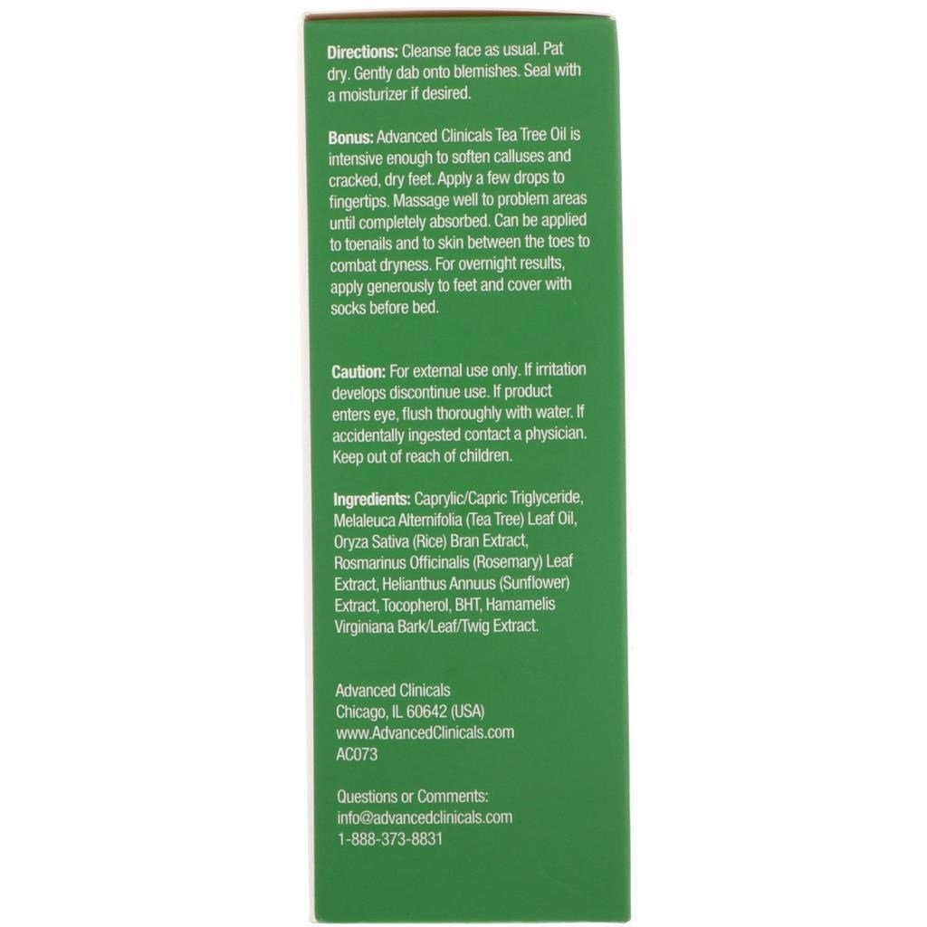Advanced Clinicals Tea Tree Oil Serum 53ML