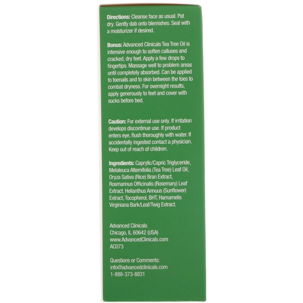 Advanced Clinicals Tea Tree Oil Serum 53ML