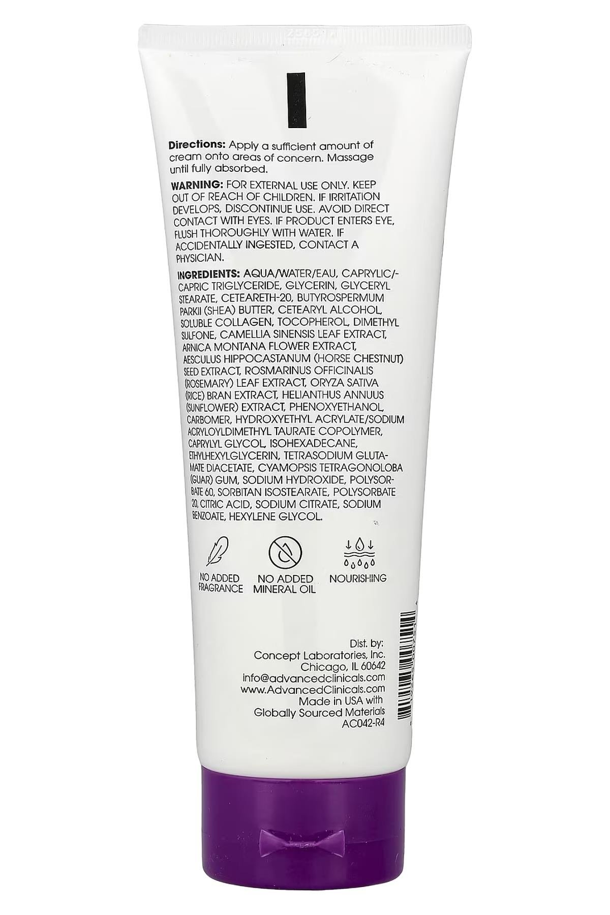 Advanced Clinicals Vein Care Varis Kremi 237ML