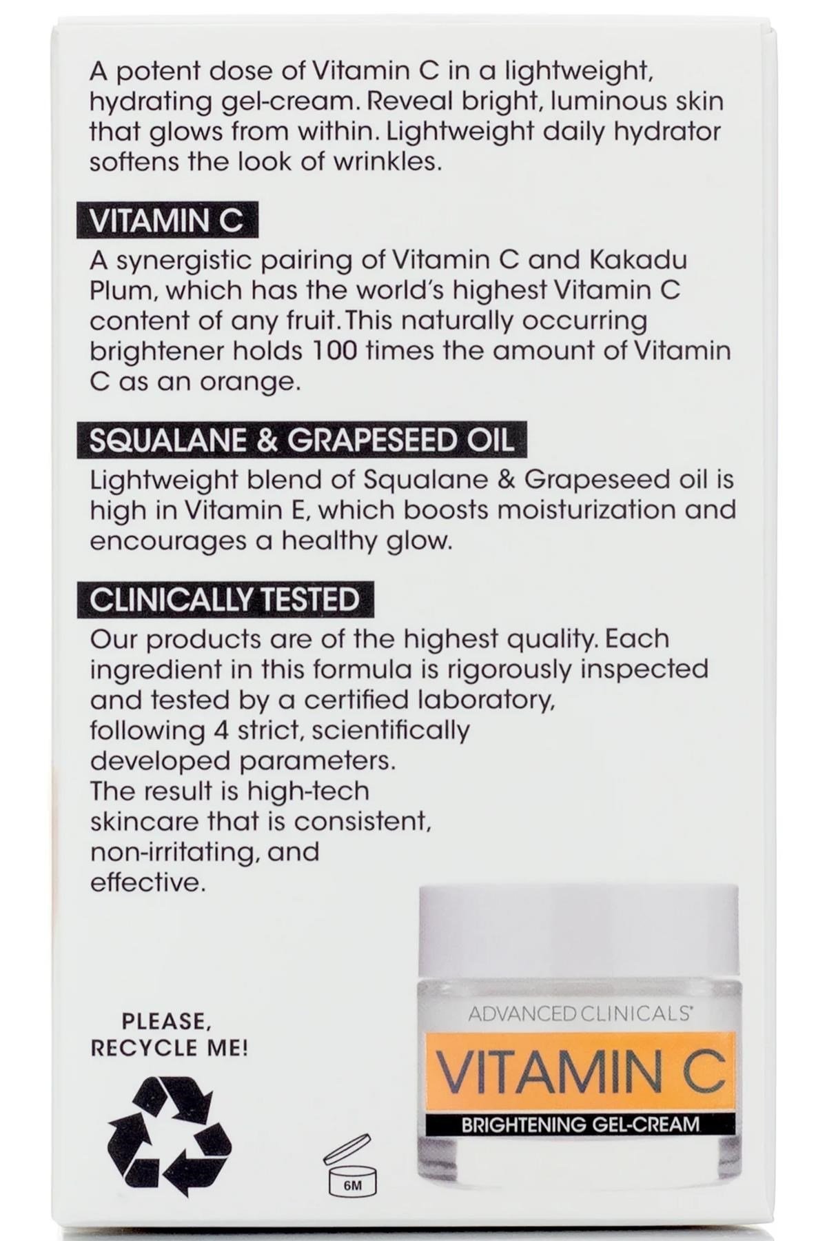 Advanced Clinicals Vitamin C Aydınlatıcı Yüz Kremi 59ML