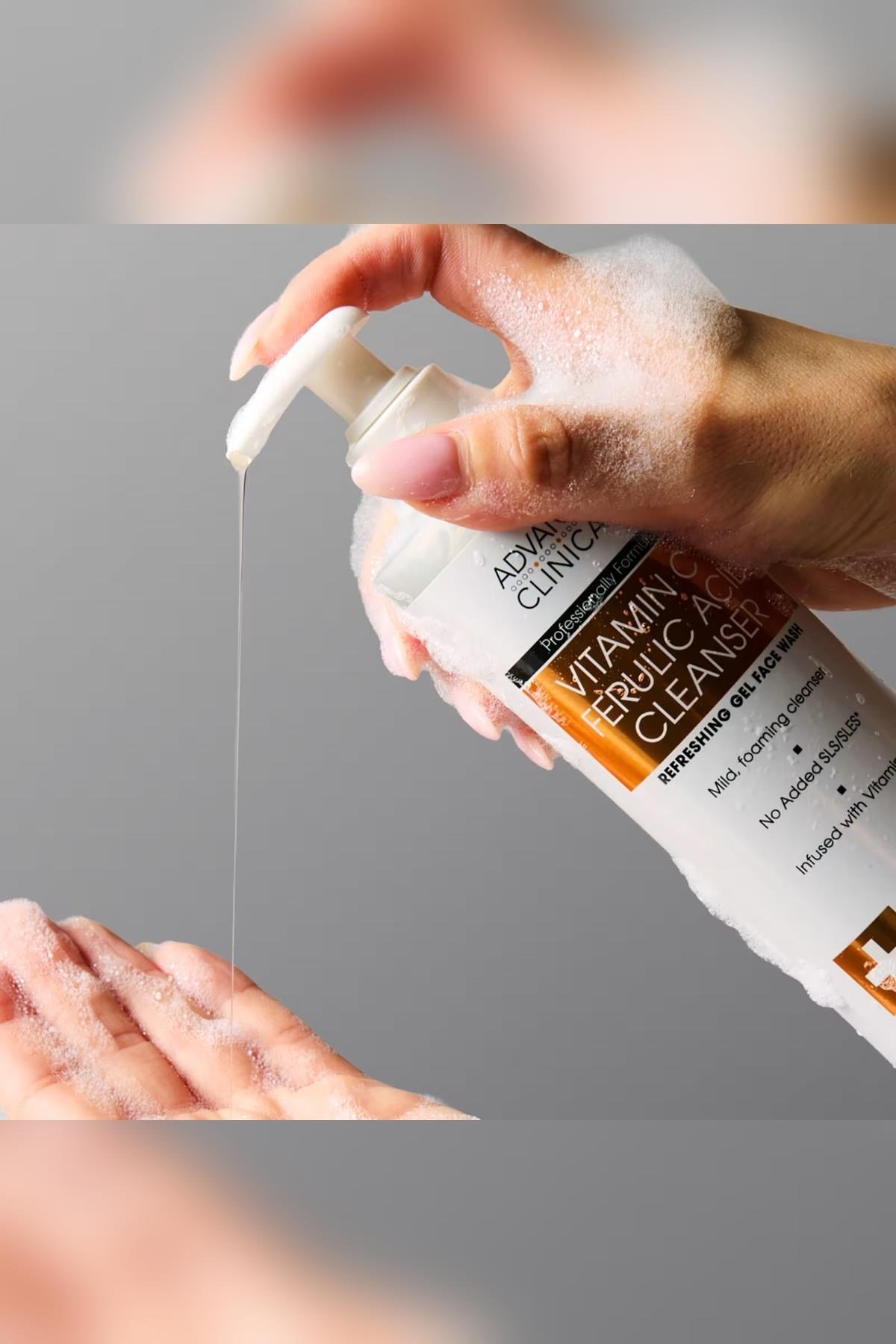 Advanced Clinicals Vitamin C + Ferulic Acid Yüz Temizleme Jeli 347ML