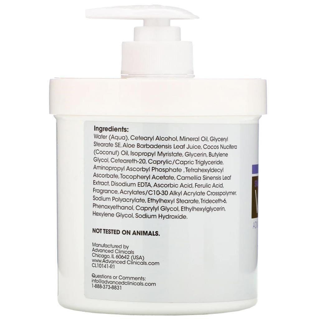 Advanced Clinicals Vitamin C Krem 454GR