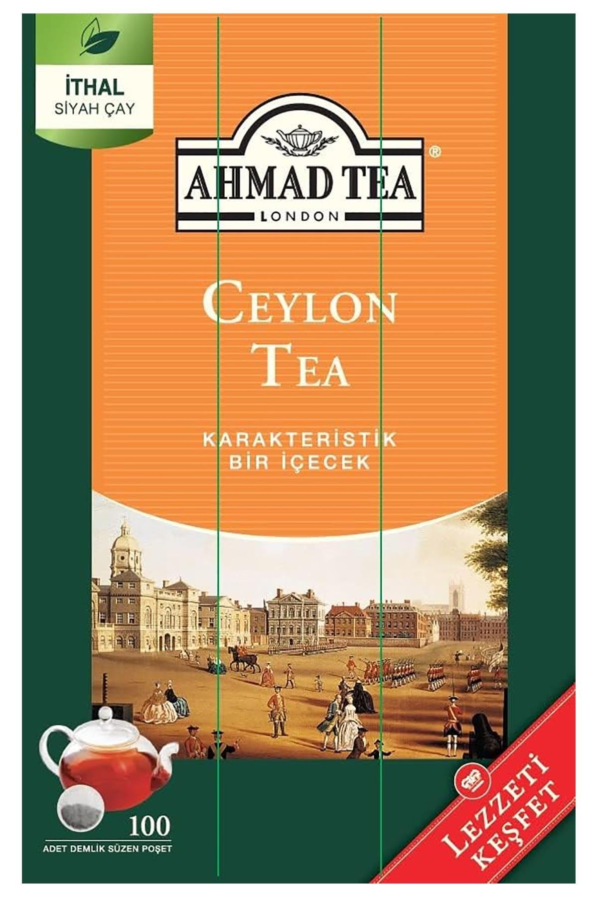 Ahmad Tea Ceylon Tea Demlik Poşet Çay 100 Adet