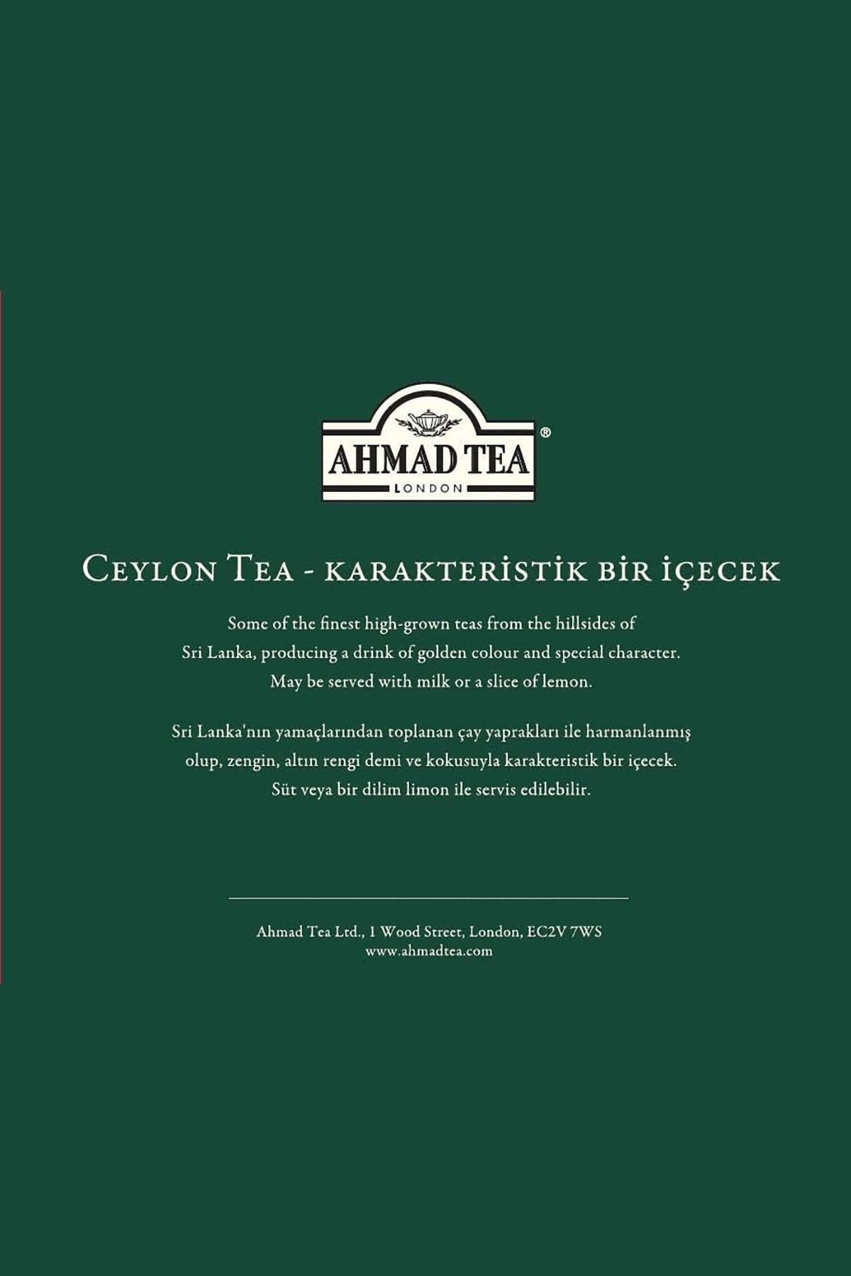 Ahmad Tea Ceylon Tea Demlik Poşet Çay 100 Adet